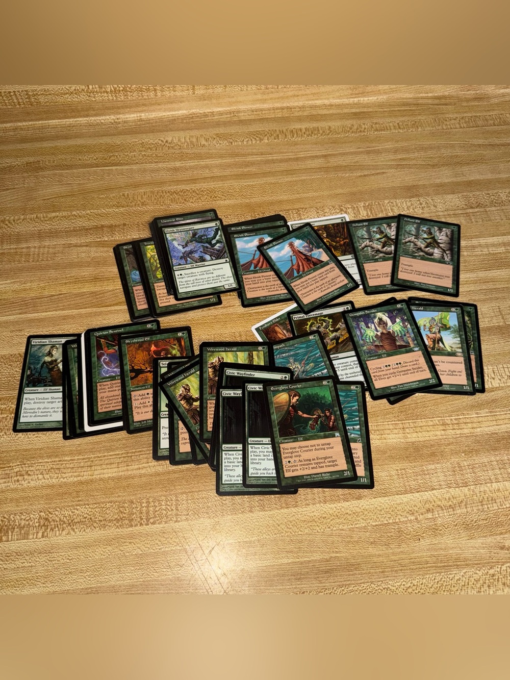 magic the gathering card lot 70‎ cards elf cards